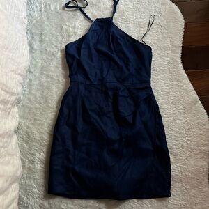 Reformation Navy Blue Summer Dress